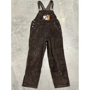 Vintage 1998 Womans Loney Tunes Corduroy Overalls Size L
